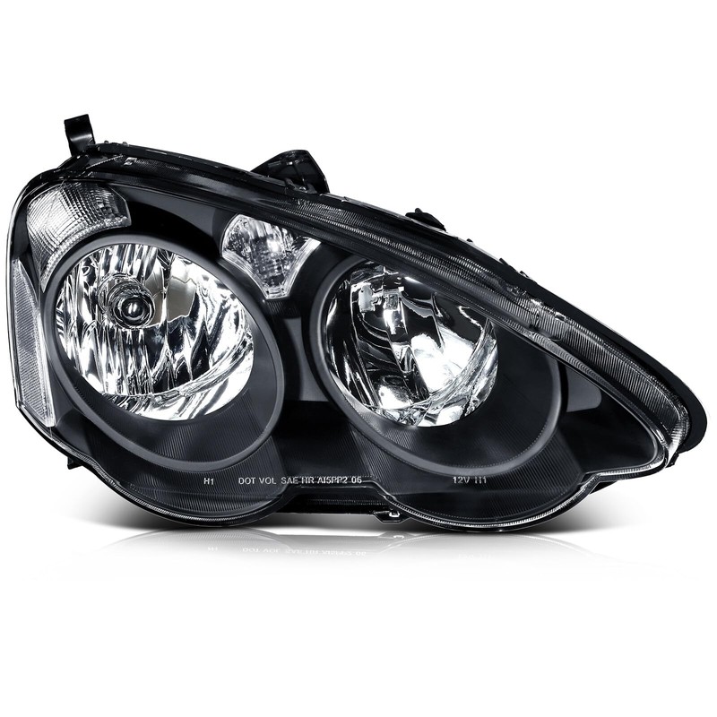 OCPTY Headlight Assembly Pair Replacement For 2002-2004 for Acura RSX