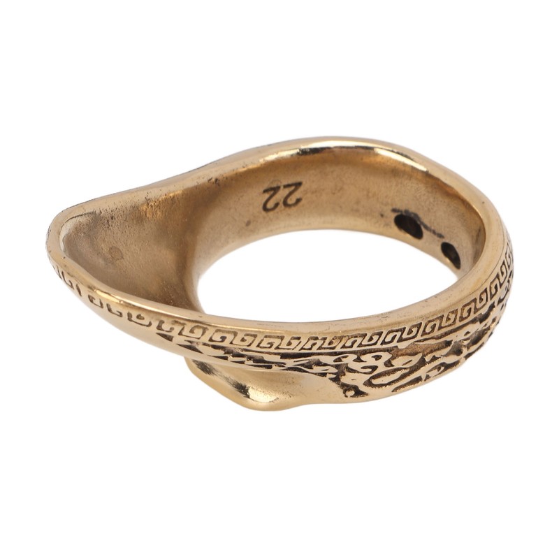Archery Thumb Rings Good Protection Engraving Pattern Thumb Protector Rings