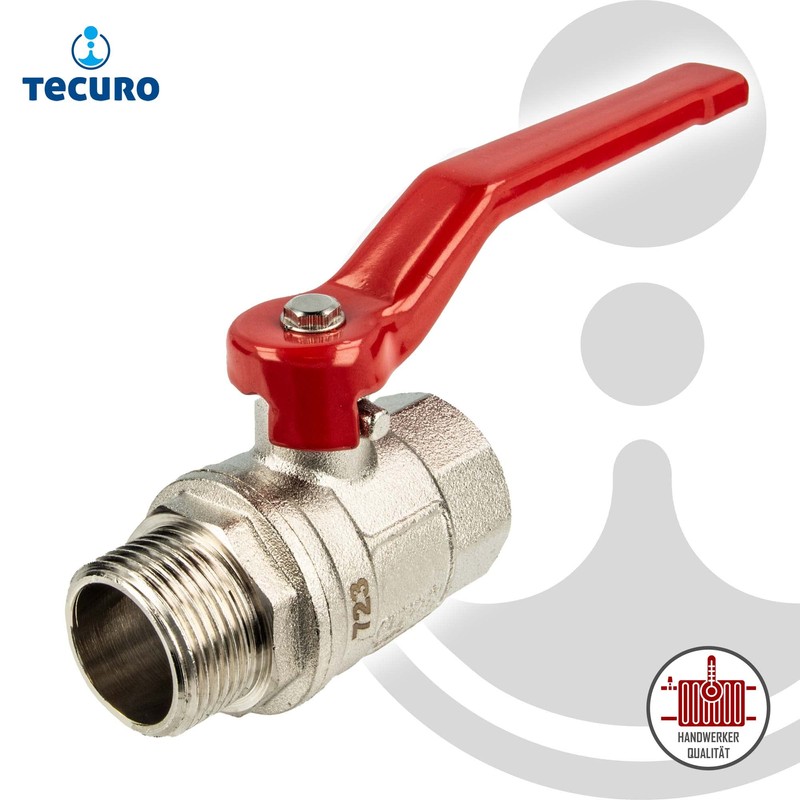 tecuro Ball Valve Internal x Male Thread G 1 Inch