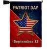 Ornament Collection Never Forget 9/11 Burlap Garden Flag Set Mailbox