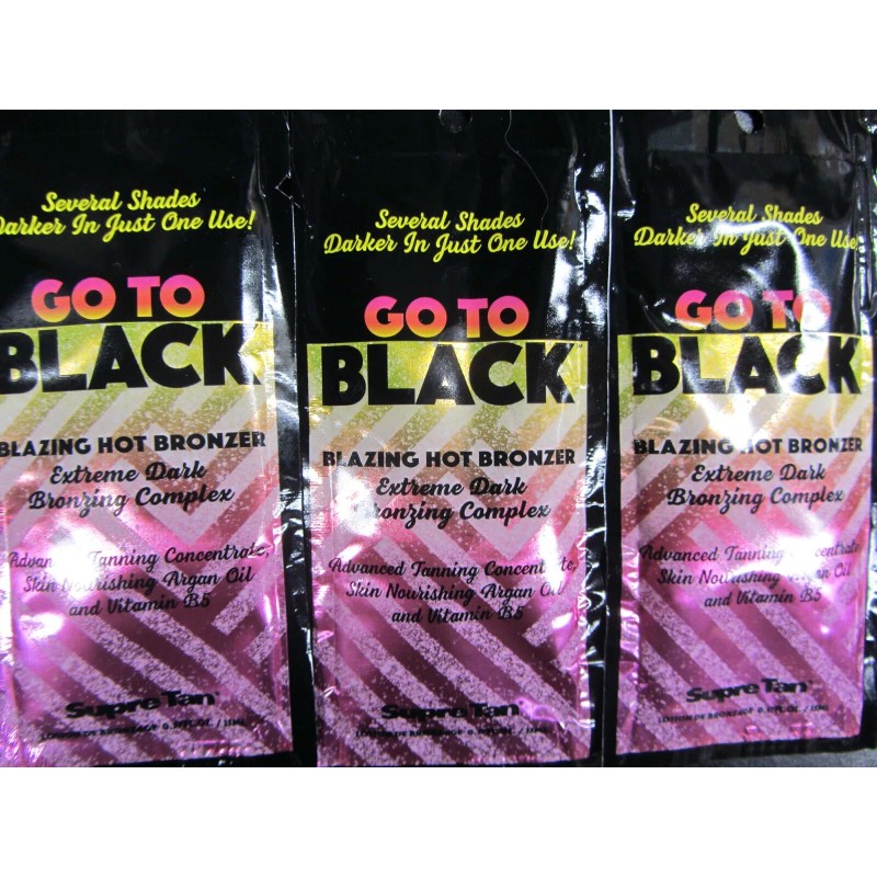 Supre 5 PACKETS SUPRE GO TO BLACK BLAZING HOT EXTREME