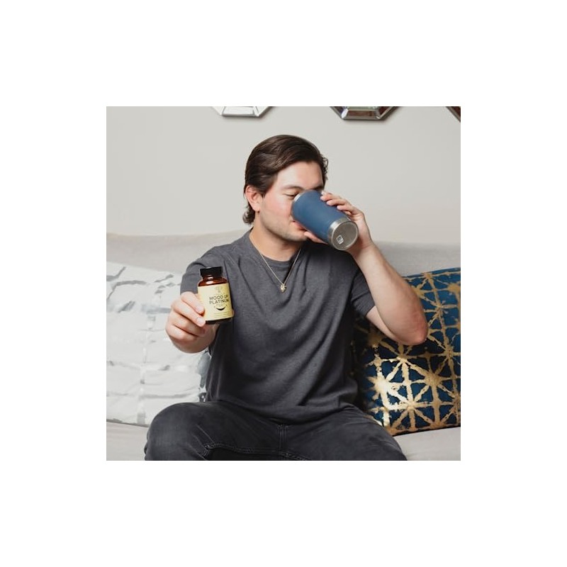 Homodeus Mood Up Platinum con Metil Folato Suplemento Avanzado para