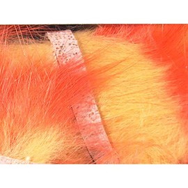 Hareline: Cross Cut Two Tone Rabbit Flesh Strips