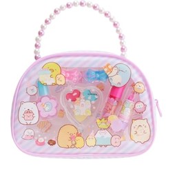 Race 251036 Sumikko Gurashi Makeup Bag for Going Out, Purple, 6 Years and Old, Cosmetics Accessories