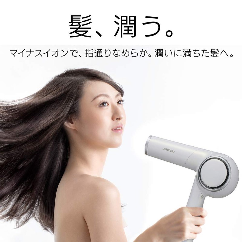 Iris Ohyama HDR-E1-P Moisture Ion Dryer, Negative Ion, Large Airflow,