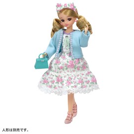 Takara Tomy Licca-chan Dress LW-18 Romantic Dolly Dress Up Pretend Play Toy For Ages 3 and Up