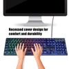 Keyboard Colorful Light Stable 104keys Suspended Keycap Wired Mechanical Gaming