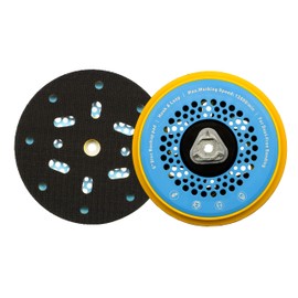 AllorA Sanding Disc Medium Diameter 150 mm 15-Hole Velcro Attachment for Sanding Discs M8 & 5/16 Inch Thread for Random Orbital Sander from Various Manufacturers