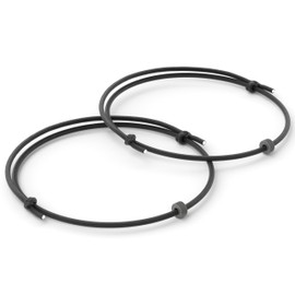 EDC Survival Bracelet，Bracelet Car Window Breaker, Tungsten Carbide Bead Car Window Breaker Bracelet, Self Defense Bracelet, Glass Breaker,Emergency Wrist Strap Vehicle Escape Tool, 2 Packs