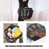 Portable 8 Pocket Mesh Shower Caddy Basket Bag, Quick Dry