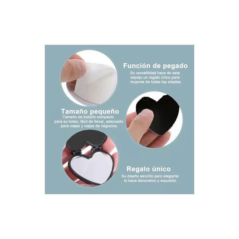 50 Espejo De Maquillaje Portátil Recuerdo Boda Fiesta Regalo