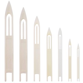 Fishing Netting Needle Shuttles Net Repair Needle Kit, 7/14pcs Plastic Cast Net Mending Needles Fishing Net Sewing Needles Size 3 4 5 6 7 8 9