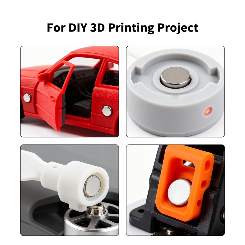3D Printer Accessories 6×3mm Round Magnets Kit(20Pcs) for DIY 3D