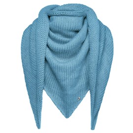 NYTTED® Triangular scarf with the finest alpaca wool for men and women in many colours, cuddly, soft and very warm, scarf, women's triangular scarf, women's scarf, women's scarf, women's winter women's scarf, Green, 180 x 70 cm