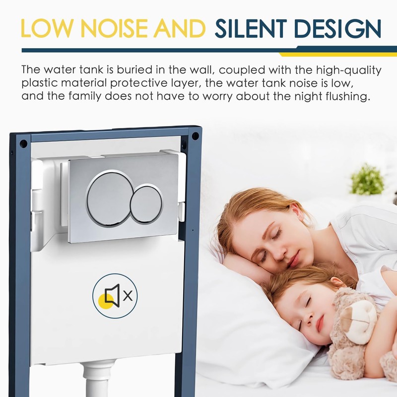 Stylish Dual Button Flush Plate for Geberit 115.770.21.5 Actuator Plate