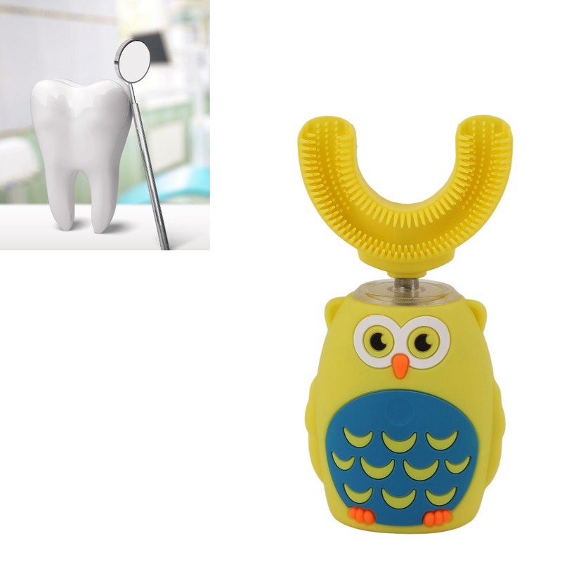 U Shaped Electric Toothbrush Ultrasonic Automatic USB Charging Cute Whole