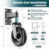 Aclastool Gate Wheel, 15.4 Inch Overall Height, 8 Inch Wheel