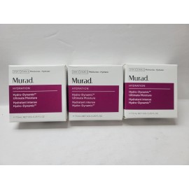Murad Hydro-Dynamic Ultimate Moisture●Lot Of 3 O.25 Fl.oz Each