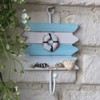Yardwe 3 Pcs Nautical Wall Hooks Towel Robe Coat Hat