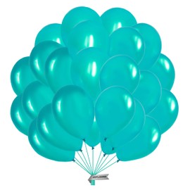 Joyloons METALLIC EMERALD GREEN BALLOONS 50 UNITS 32 cm green biodegradable latex balloons ideal for party decoration birthday graduation wedding anniversary baptisms. Made in Spain.