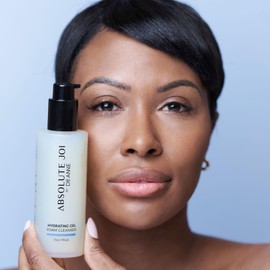 AbsoluteJOI Gentle Foaming Hydrating Facial Cleanser with Glycerin. Soap-Free Face Wash, pH-Balanced and Fragrance Free for All Skin Types. 200ml Bottle