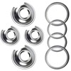 Burner Drip Bowl 2 Large 8'' WB32X10013 & 2 Small