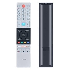 TRUCKON CT-8543 New Replacement Remote Control Suitable for Toshiba FHD UHD XUHD Smart TV 32L2863DG 32L3863DA 32L3863DG 32W2863DA 32W2863DG 32W3863DA 32W3864DG 40L2863DG with Net flix YouTube Prime