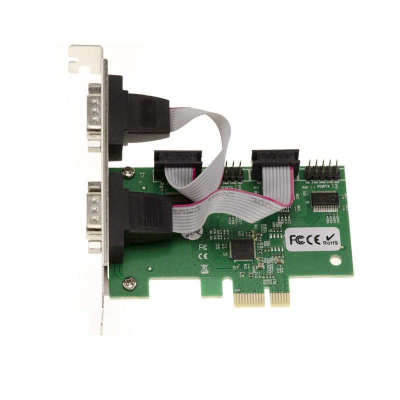 KALEA-INFORMATIQUE PCI Express PCIe Serial RS232 Controller Card with 4