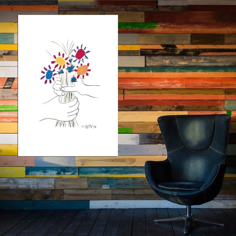 Spiffing Prints Pablo Picasso Petite Fleurs - Large - Archival