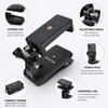 Backpack Strap Phone Holder for Hands-Free Recording – Adjustable Clip