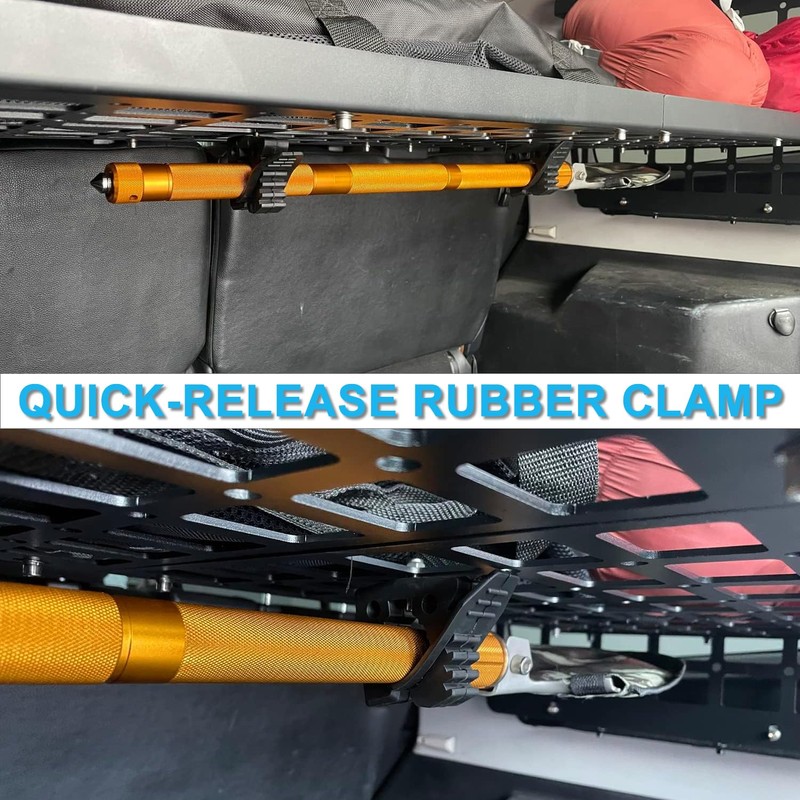 2PCS Quick-Release Shovel Holder for Truck Off-Road Tool Grip, Adjustable