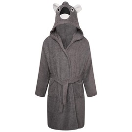 Childrens Boys Girls 100% Cotton Bath Robe - Novelty Hooded Towelling Gown Soft Terry Towel - (Koala, 13 Years)