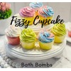 Dezicakes Cupcake Fizzy Organic Bath Bomb for Women- White Cupcake
