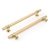 Rergy Cabinet Handles Drawer Pulls and Knobs, 10Pack Gold 8inch