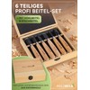 HOLZHELD - 6 Piece Woodworking Chisel Set for Hobby Craftsmen