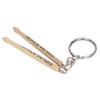 Mini Drum Sticks Keychain Wooden Decoration Accessory Percussion 2 Drumstick