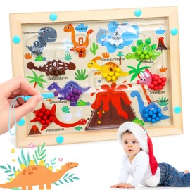 Montessori Toys for 3 Year Old Boys Maze Wooden Toys for 3 4 5 6 7 Year Old Boys Girls Magnetic Color and Number Maze Fine Motor Skills Toys for Toddlers Color Sorting Toys Gifts Educational Toys