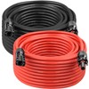 MOOKEERF Solar Panel Extension Cable - 10AWG 50FT Solar Wire