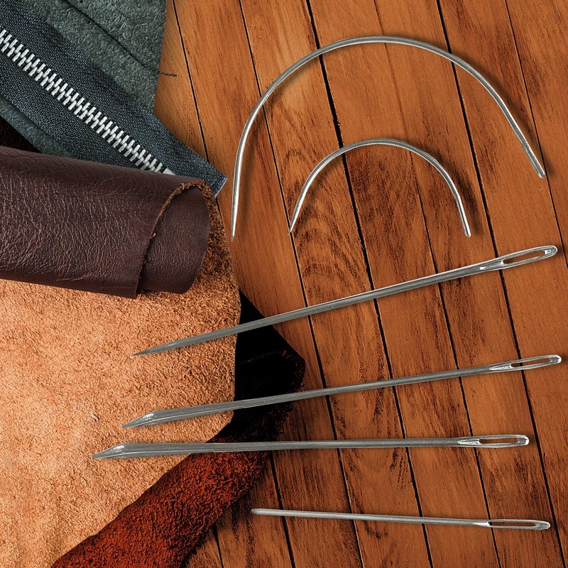 Heavy Duty Hand Sewing Needles Set - 12 Needles for