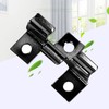 100Pcs Composite Decking Clips,Hidden Fixing Fasteners Metal Clips Anticorrosive Decorative