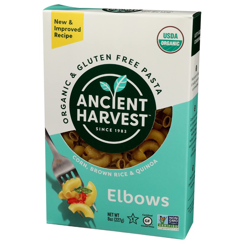 Ancient Harvest Quinoa Pasta, Elbows, 8 Ounce