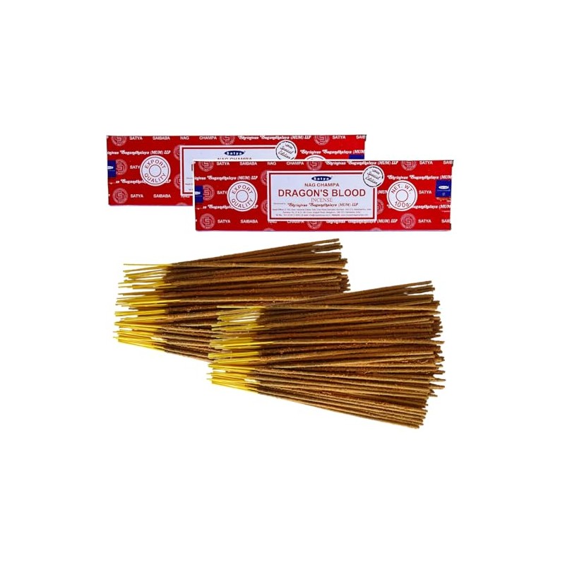 Satya Dragon's Blood Incense Sticks - 2 Packs of 100g