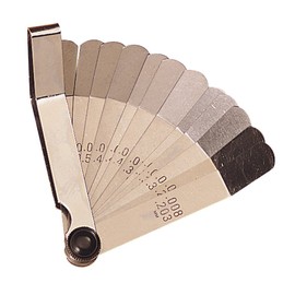 Draper 19577 12-Blade Metric and Imperial Angled Feeler Gauge