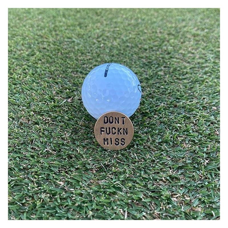 4PC Ball Marker, Funny Great Golf Gifts and Accessories for
