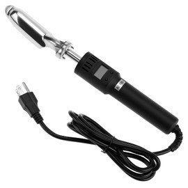 QWORK Electric Leather Iron, 80W Mini Iron with Adjustable 50~300°C Range, Crafts Quilting Iron for Craft Leather Repair Shoes