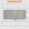 Metateel Through-The-Wall Drop Box with Rainproof Slots, 12.28''x6.4''x14.87'', Heavy Duty