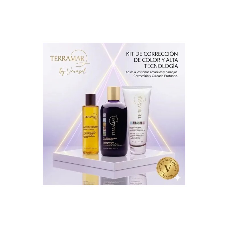Kit Terramar Shampoo Matizador Mascarilla Y Ole 3 En 1