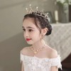 YOVEKAT Princess Crown Head Tiara Wedding Princess Princess Tiara (Gold)