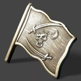 Outright Mental Pin Pewter 3-D Die-Cast Outright Mental Roger