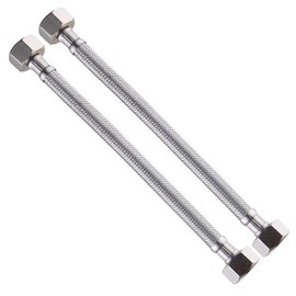 Weirun 1/2" x 1/2" BSP Extra Long 1500mm Kitchen Bathroom Basin Monobloc Mixer Tap Replacement Connector Flexi Water Supply Hose Pipes Tail,2 PCS